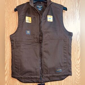 Ariat Men's Brown Vest - Medium